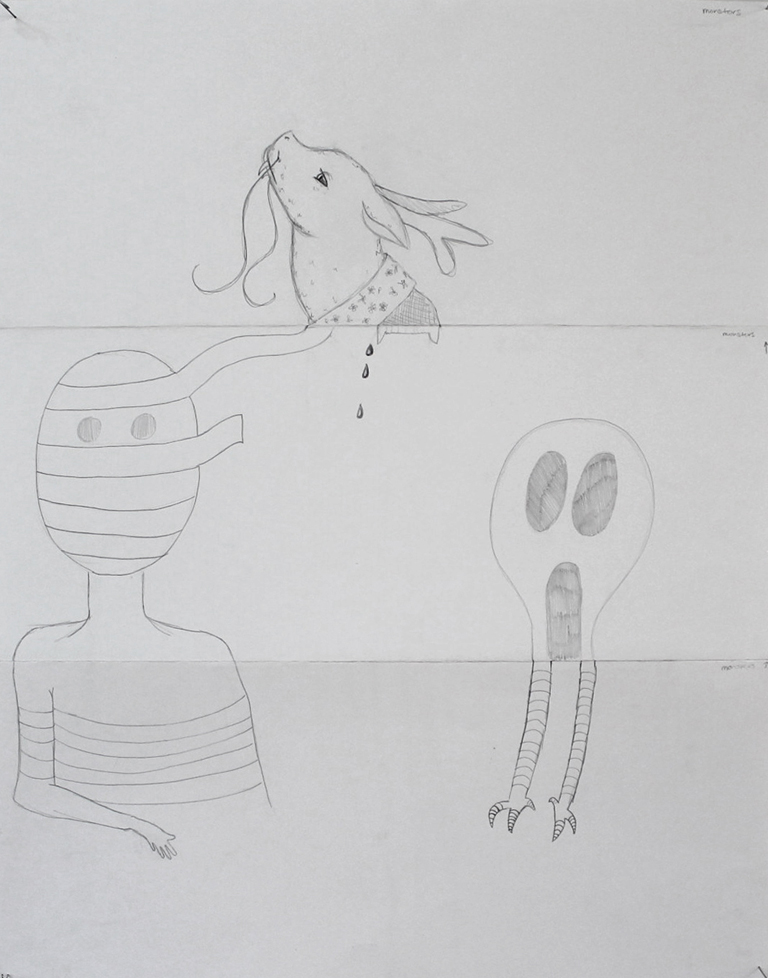 exquisite corpse drawing