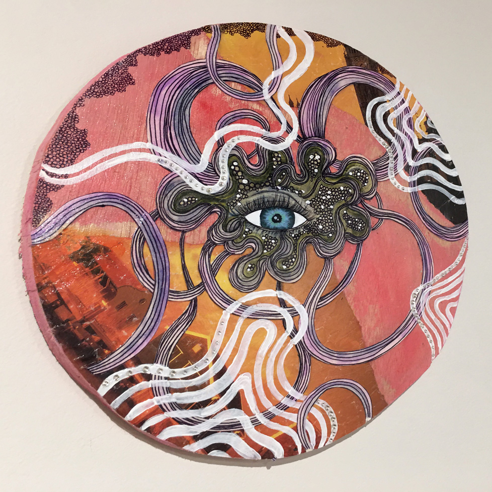 painting on round board