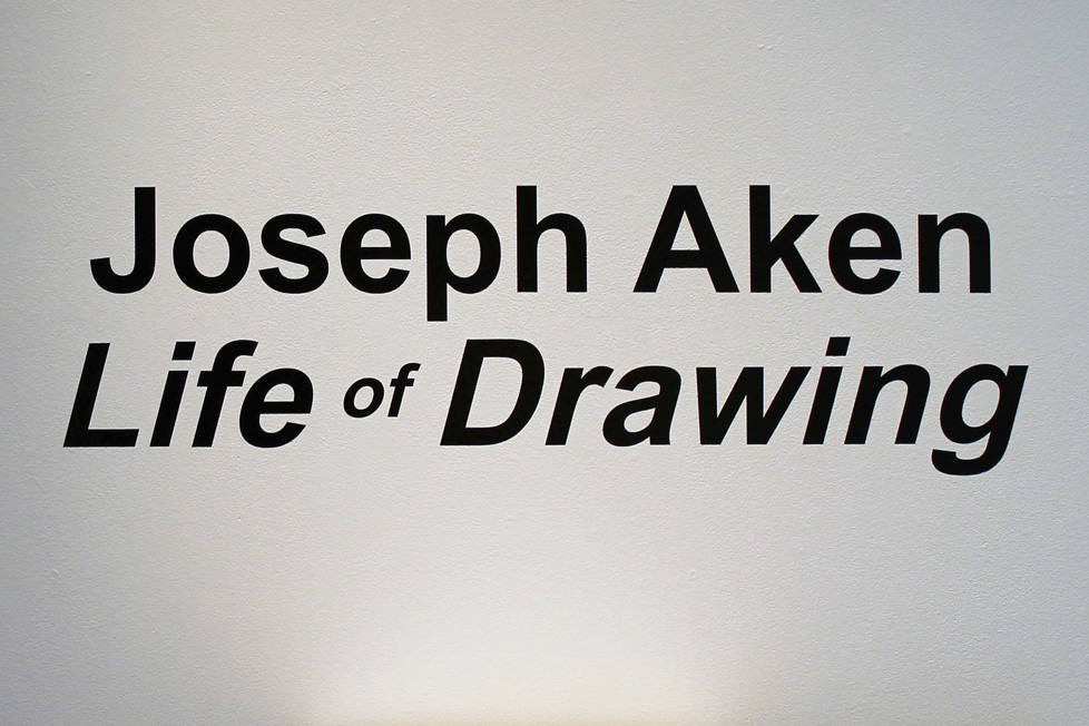 sticker lettering: Joseph Aken; Life of Drawing