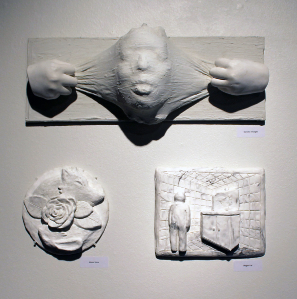 3 wall sculptures