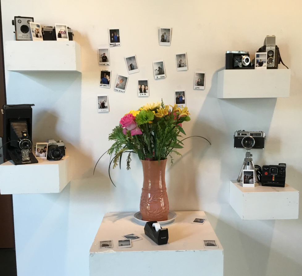 Cristán Gutiérrez - cameras, flowers, and Polaroids