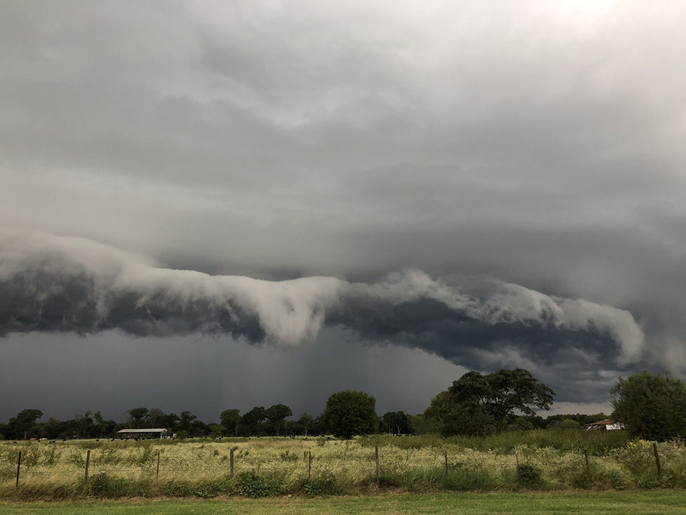 color photo of stormy sky