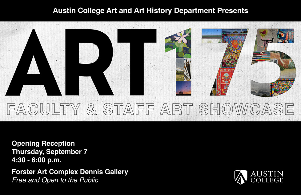 invitation: ART175 logo with show info