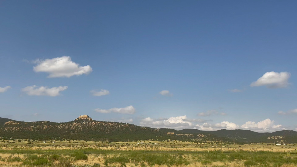 video still: mountain landscape with clouds