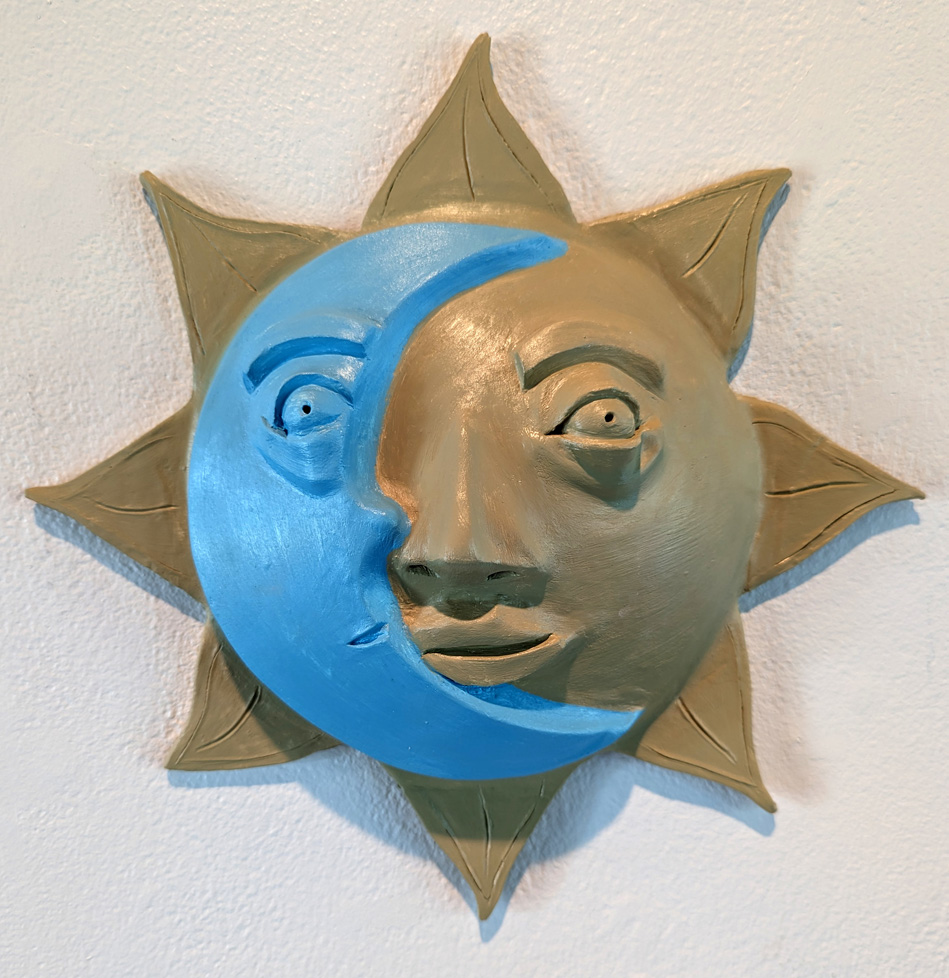 ceramic sun/moon