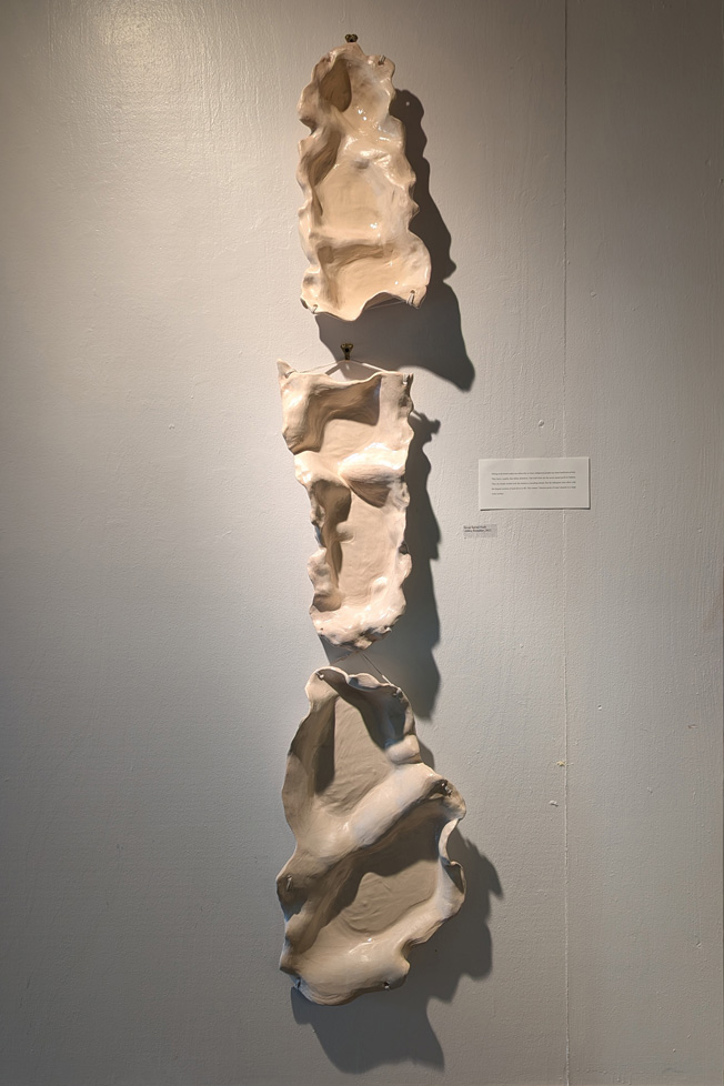 ceramic wall piece
