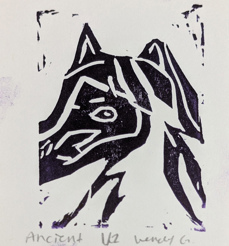 print of canine