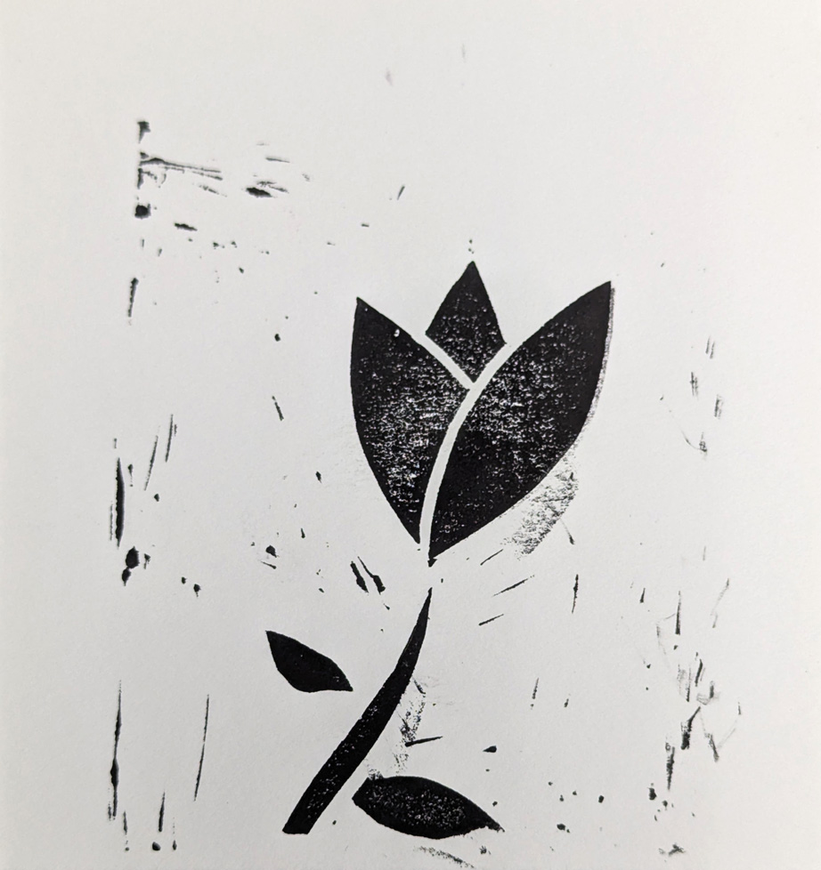 print of flower
