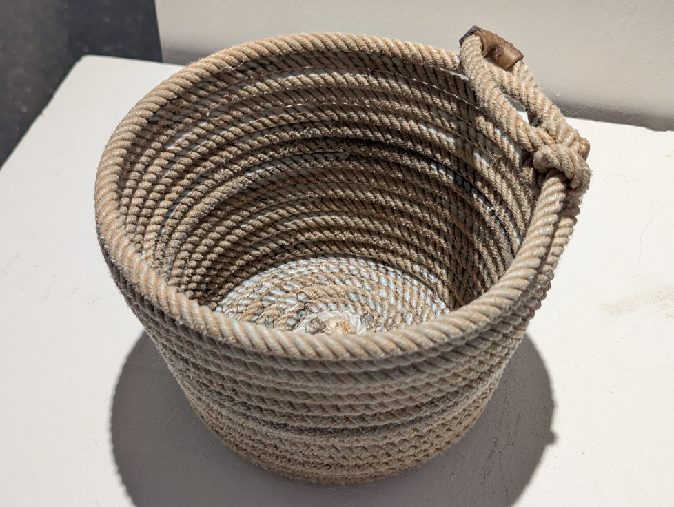basket made out of lariat