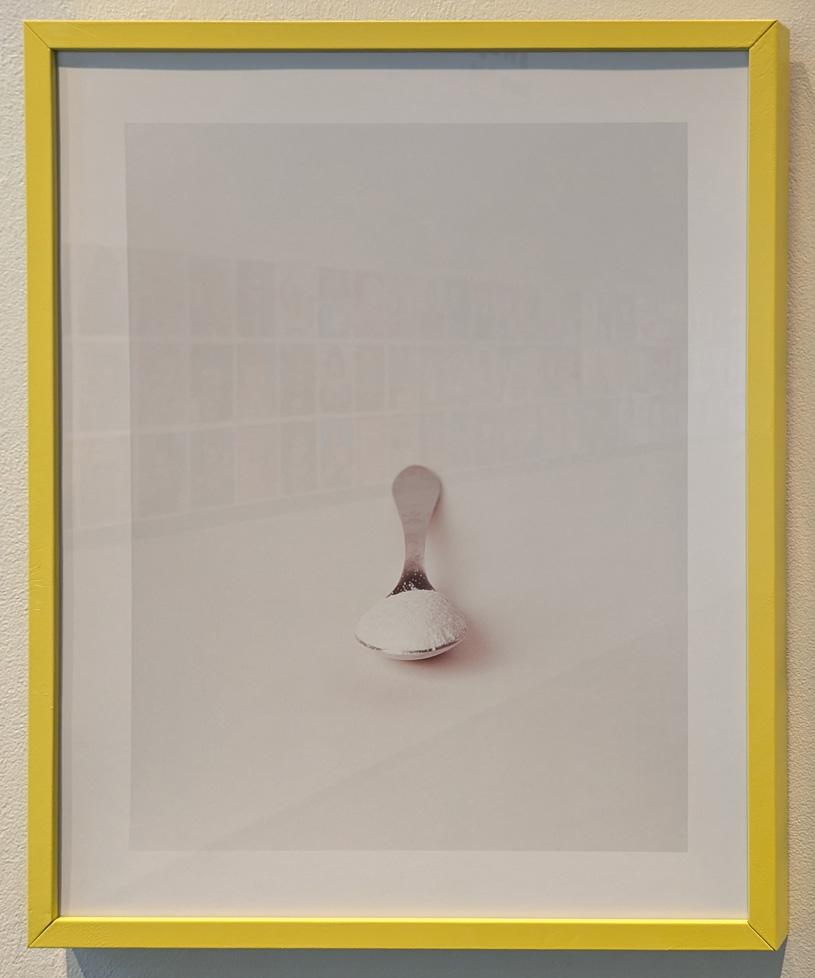 spoon of white powder