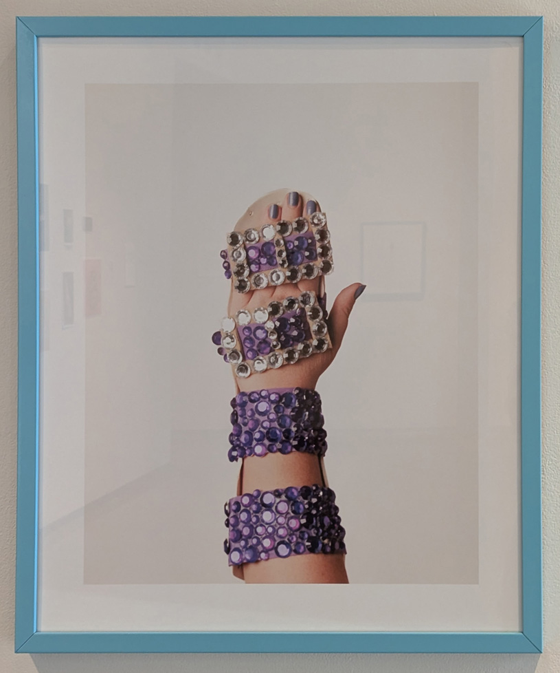 bedazled hand and wrist brace