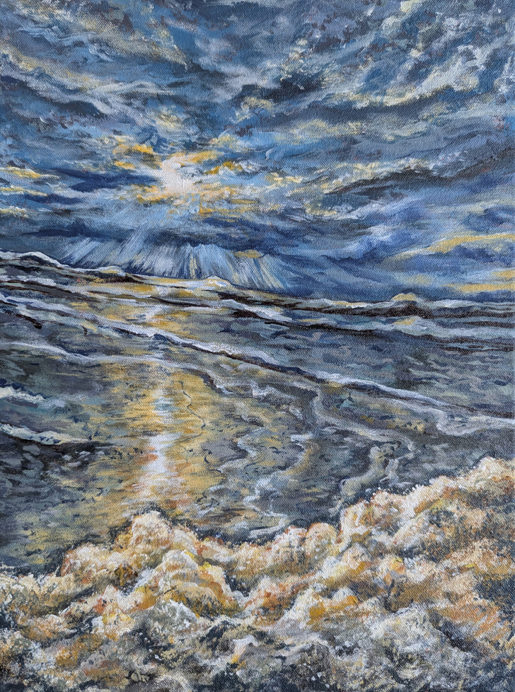 painting of seascape