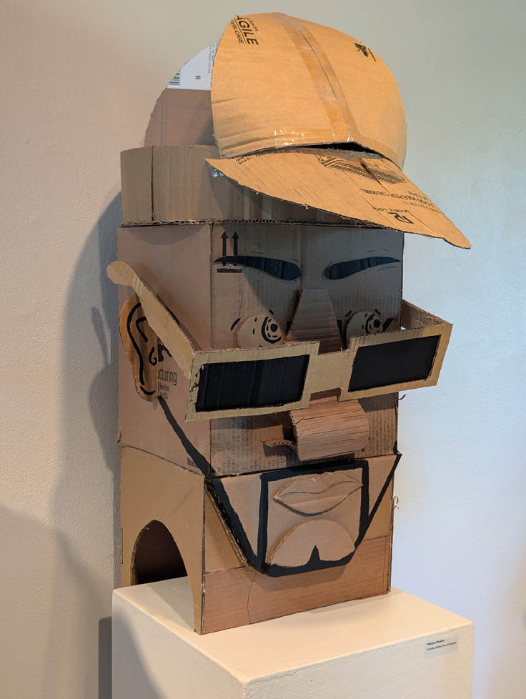 cardboard sculpture