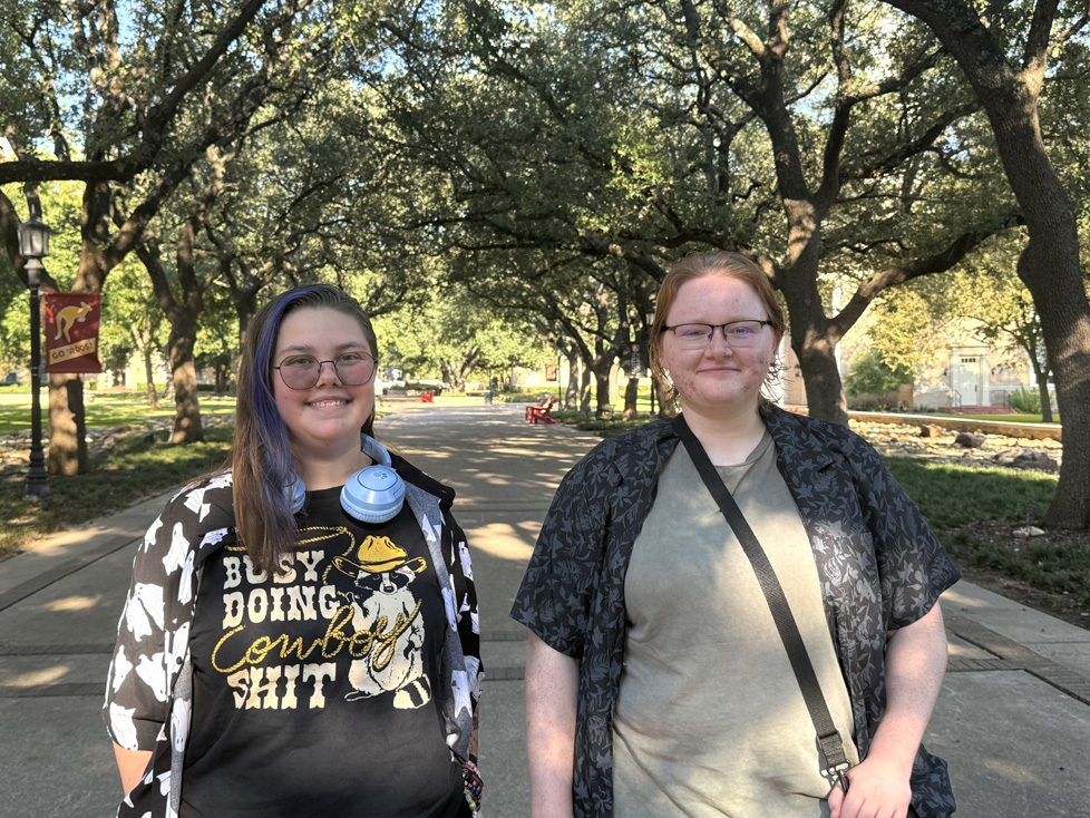 Strey & Zar on campus mall