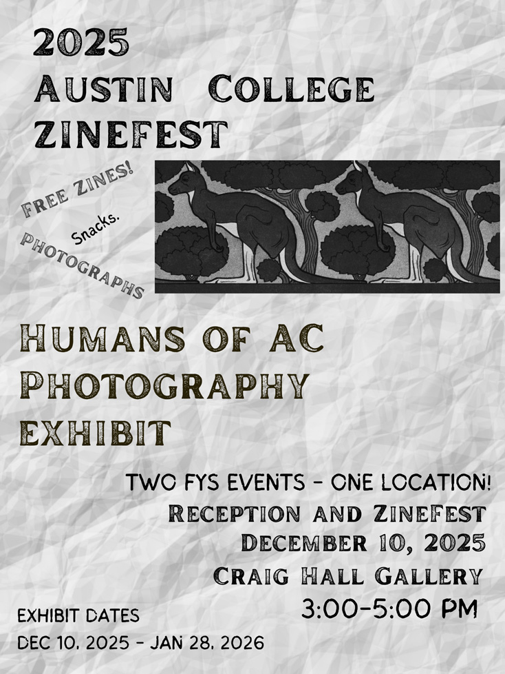 exhibit poster for both events' reception