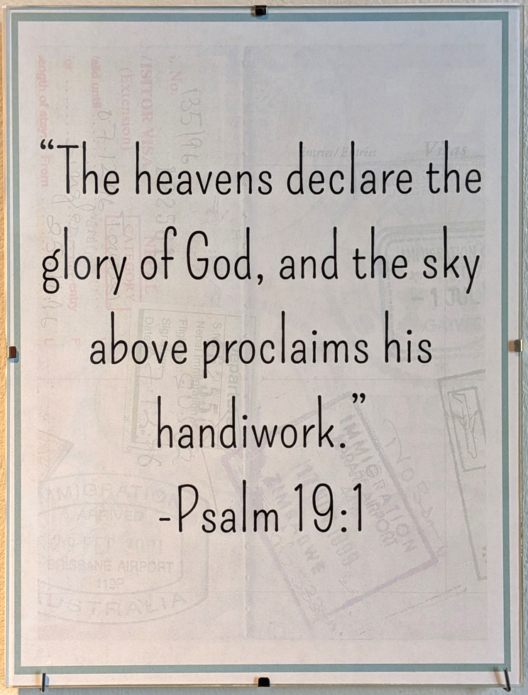 quote from Psalm 19:1