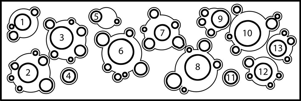 numbered diagram of How I wonder what you are