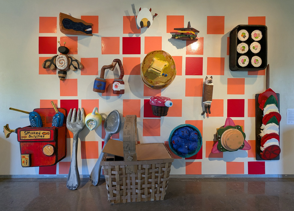 picnic sculpture installation