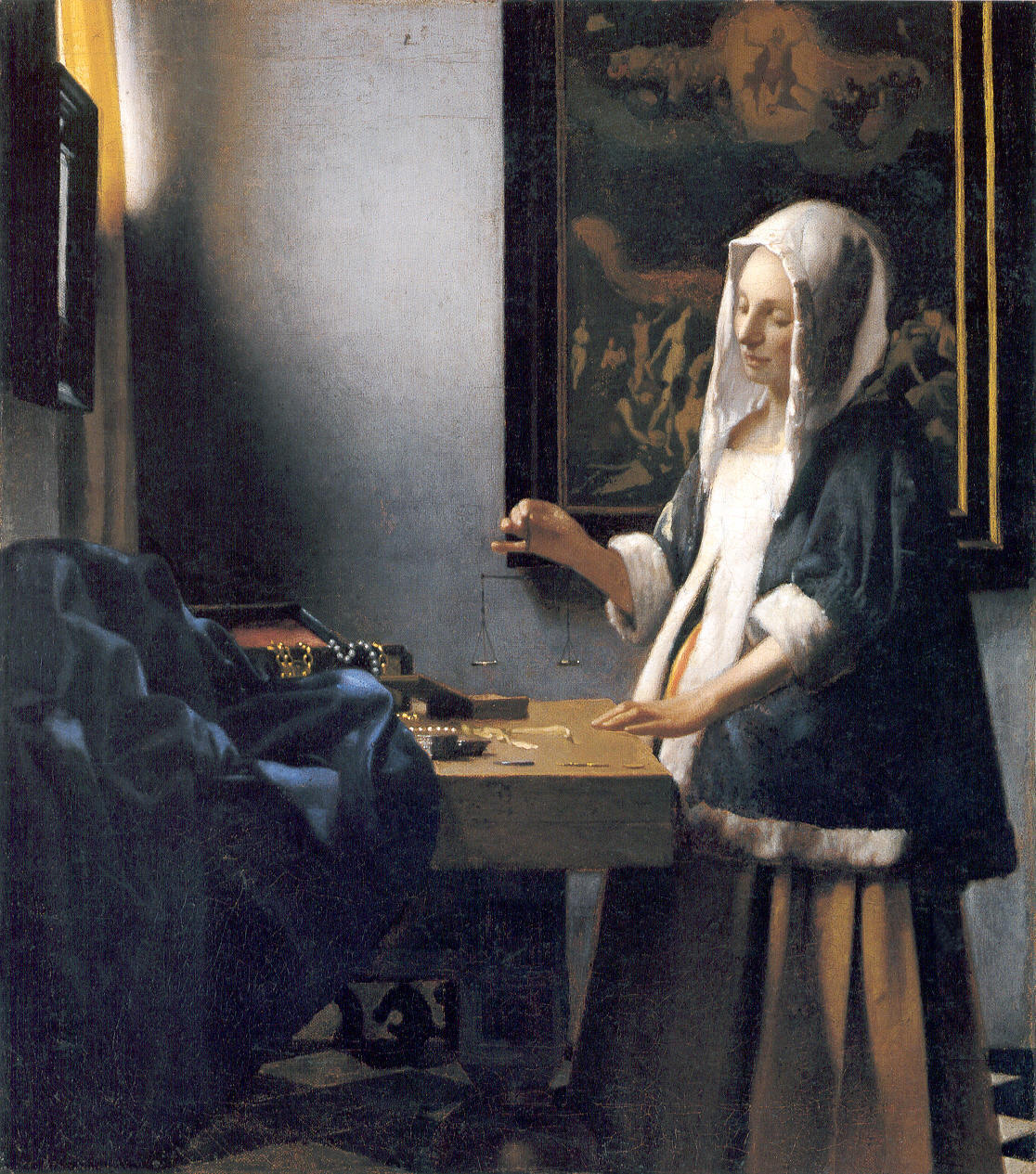 Vermeer, "Woman Holding a Balance," 1664, National Gallery of Art, Washington, D.C.