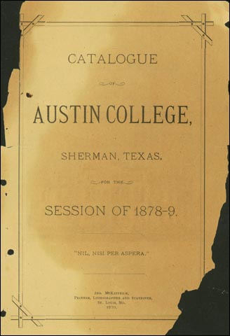 Catalogue 1878-9